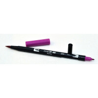 ABT TOMBOW DUAL Brush-Pen, ungiftig, geruchlos. 685 Deep Magenta
