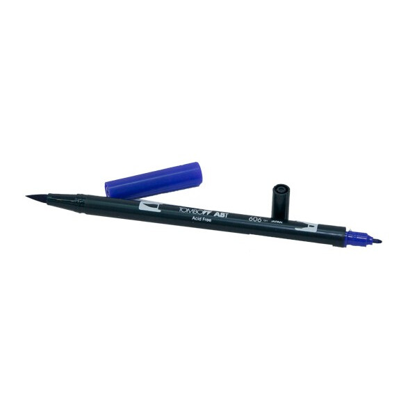 ABT Tombow Dual Brush-Pen, ungiftig, geruchlos.  606 Violet