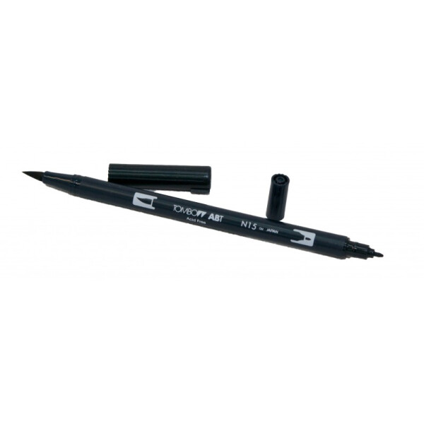 ABT TOMBOW DUAL Brush-Pen, N15 Black