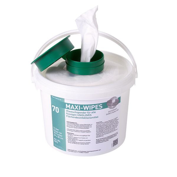 UNIGLOVES Desinfektionsspendereimer, 5 Liter. Für Quick & Clean Wipes geeignet