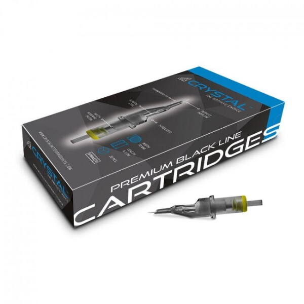3er Rund Liner Crystal Nadelmodule/ Cartridges. Nadelstärke 0,35 mm. VE = 1 Packung je 20 Stück