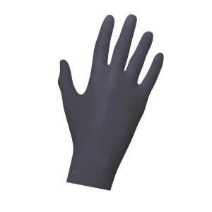 UNIGLOVES Select Black Latex Schwarze Handschuhe,...