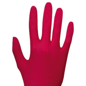 UNIGLOVES RED PEARL Nitril Handschuhe, puderfrei,...