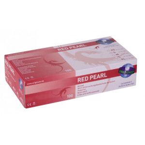 UNIGLOVES RED PEARL Nitril Handschuhe, puderfrei,...