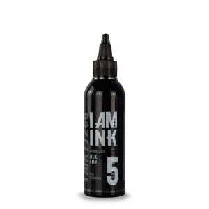I AM INK. First Generation. #5 BLK LNR. 50 ml