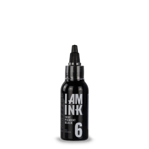 I AM INK. First Generation. #6 True Pigment Black. 100 ml