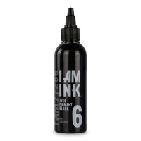 I AM INK. First Generation. #6 True Pigment Black. 100 ml