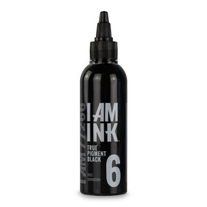 I AM INK. First Generation. #6 True Pigment Black. 200 ml