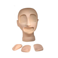 Mannequin (Modell) Kopf mit ersetzbaren Augen und Lippen