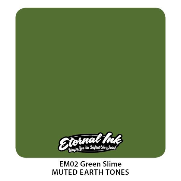 Eternal Ink. Muted Earth Tones. Green Slime. 30 ml. Künstlerfarbe