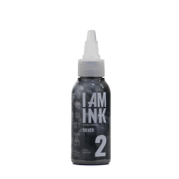  I AM INK. Second Generation. #2 Silver. 50 ml