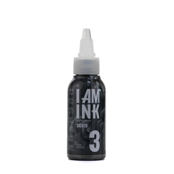 I AM INK. Second Generation. #3 Silver. 50 ml