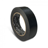 CRYSTAL BLACK TAPE Paper Tape/ Heftpflaster/ Fixierpflaster, 3 cm x 50 m