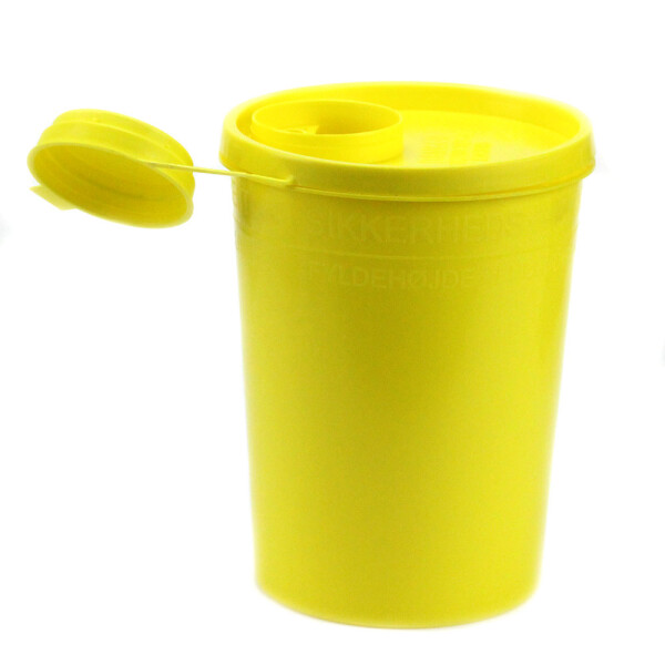 Kanülen Entsorgungsbox/ Abwurfbehälter, gelb, 2,0 Liter
