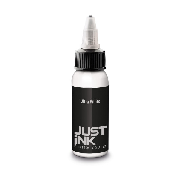 JUST INK Tattoo Colors. Ultra White. 28 ml