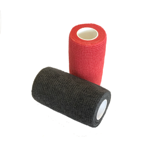 Cohesive Bandage/ Kohäsiv Verband, Black. 10 cm x 450 cm