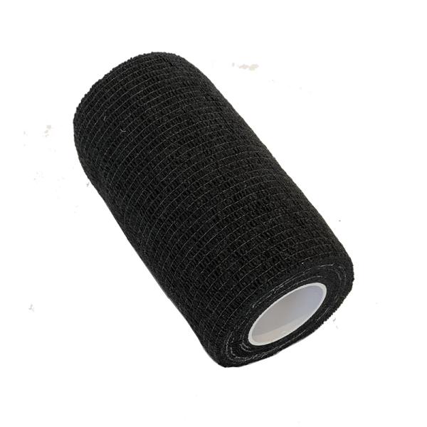 Cohesive Bandage/ Kohäsiv Verband, Black. 10 cm x 450 cm 1 Stück