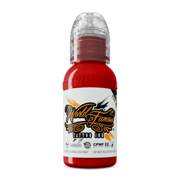 World Famous Limitless Tattoo Farbe - Lava Red. 29, 6 ml